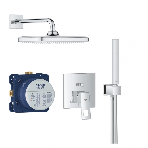 GROHE Eurocube zuhanyrendszer Tempesta 250 Cube fejzuhannyal 25239000