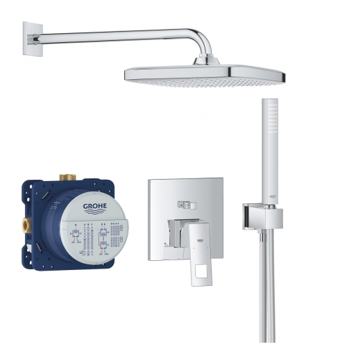 GROHE Eurocube zuhanyrendszer Tempesta 250 Cube fejzuhannyal 25239000