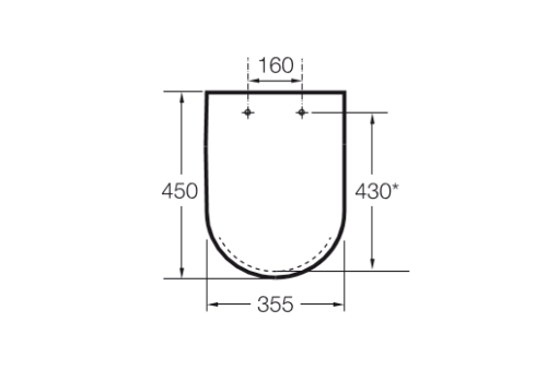 Roca Dama-N wc ülőke A801780004