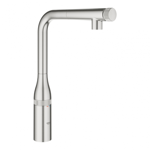 Grohe Essence SmartControl Mosogató csaptelep SmartControl vezérléssel, matt szuperacél 31615DC0