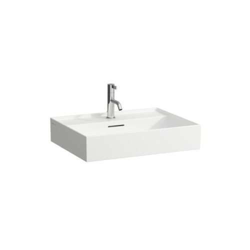 Laufen KARTELL BY LAUFEN 50x46 cm mosdó, alsó felülete csiszolt, matt fehér H8163327571041