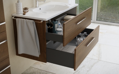 Tboss Fano 90 fürdőszobabútor alsó szekrény mosdóval (több színben)