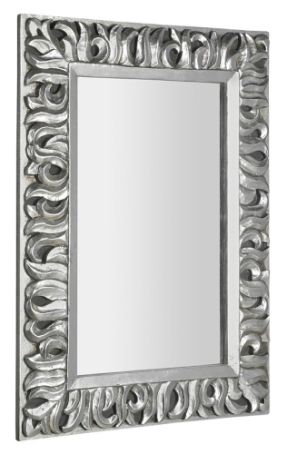 Sapho ZEEGRAS 70x100 cm tükör fa kerettel, ezüst IN432