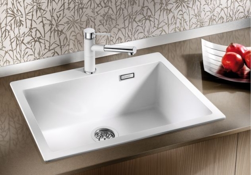 BLANCO PLEON 8 Silgranit mosogató dugókiemelő nélkül, beton-style 525309