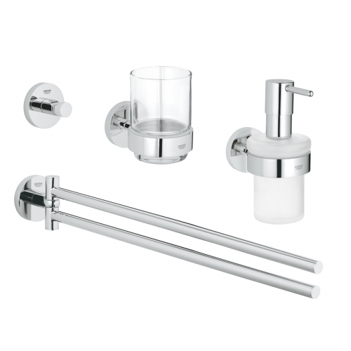 Grohe Essentials Mester fürdőszobai kiegészítő készlet 4 az 1-ben 40846001