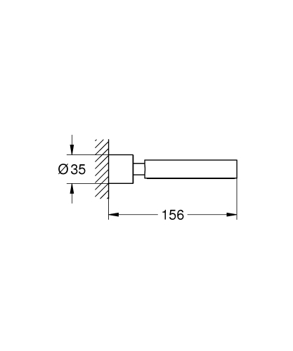 Grohe Atrio tartókonzol matt hard grafit 40305AL3