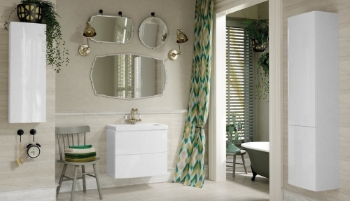 Cersanit Easy fali szekrény, fehér S573-010