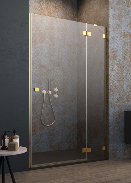 Radaway Essenza Pro Gold DWJ 110 J zuhanyajtó, arany színű zsanér 10099110-09-01R