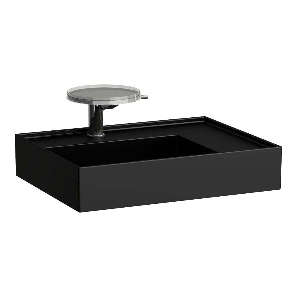 Laufen KARTELL BY LAUFEN 60x46 cm mosdó matt fekete H8103347161111