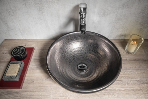 Sapho ATTILA 43 cm kerámiamosdó, metál DK010