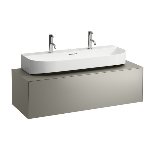 Laufen Sonar 100x42 cm mosdó egy csaplyukkal alsó felülete csiszolt matt fehér H8163477571041