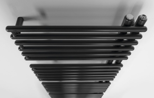 Aqualine TUBINI fürdőszobai radiátor, 496x1126mm, Antracit DC305T