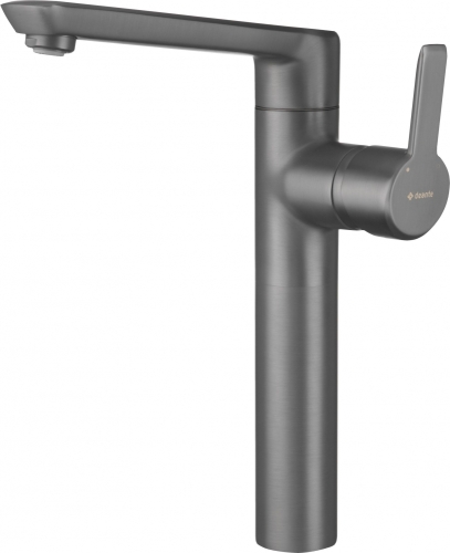 Deante Arnika Titanium magasított mosdócsaptelep, click-clack leeresztővel BQA D21K