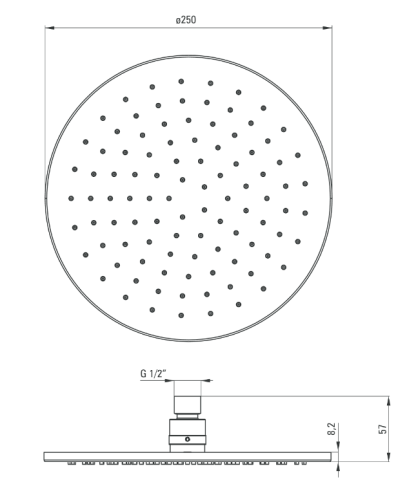 Deante Cascada Titanium fejzuhany NAC D00K