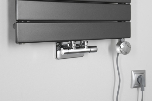 Aqualine BONDI fürdőszobai radiátor, 450x934mm, antracit DC405T