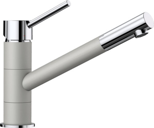 BLANCO KANO SILGRANIT mosogató csaptelep, gyöngyszürke/króm 525035