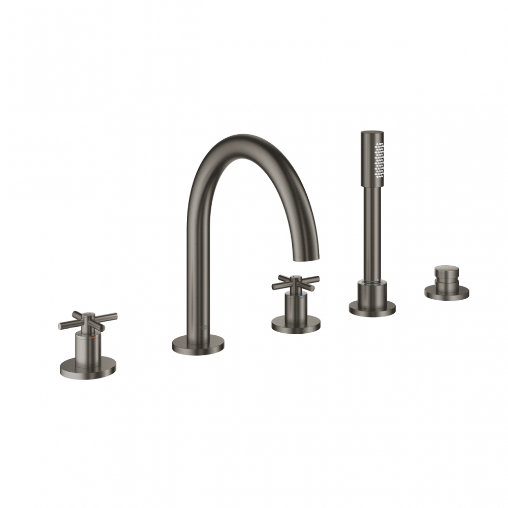 Grohe Atrio 5-lyukas kádkombináció, matt hard grafit 19923AL3