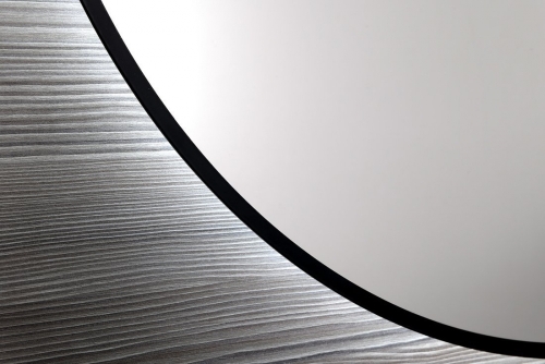 Sapho SHARON LED tükör, átm:80cm, matt fekete E28904CI