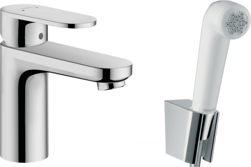 Hansgrohe Vernis Blend egykaros mosdócsaptelep 100, bidé kézizuhannyal és 160 cm-es zuhanytömlővel 71215000