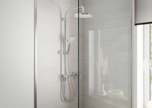 Hansgrohe Vernis Blend Showerpipe 200, 1 jet, Reno, zuhanyrendszer 26272000