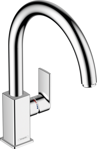 Hansgrohe Vernis Shape M35 egykaros konyhai csaptelep 260, elforgatható kifolyóval 71871000