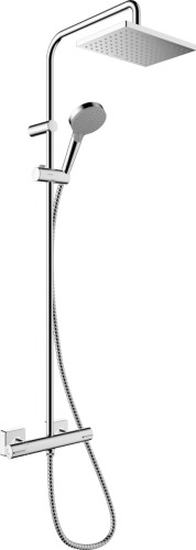 Hansgrohe Vernis Shape Showerpipe 230, 1 jet, EcoSmart, termosztátos zuhanyrendszer 26097000