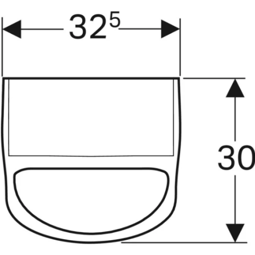 Geberit Smyle Smyle vizelde falsík alatti vezérléshez 500.254.01.1