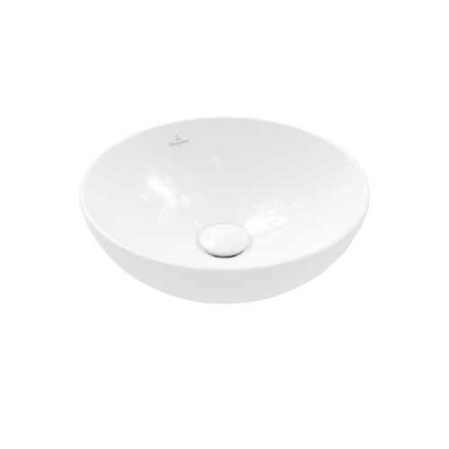 Villeroy and Boch Loop & Friends Surface 42 cm ráültethető mosdó Stone White CeramicPlus felülettel 4A4601RW