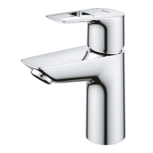 Grohe BauLoop egykaros mosdócsaptelep S-es méret click-clack-os leeresztővel, Cold Start 23883001