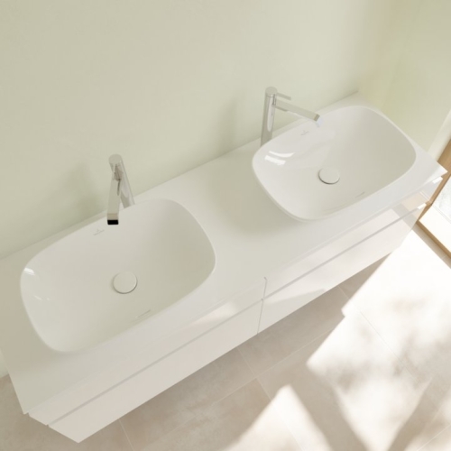 Villeroy and Boch Loop & Friends Surface 62x42 cm ráültethető mosdó CeramicPlus felülettel 4A5000R1