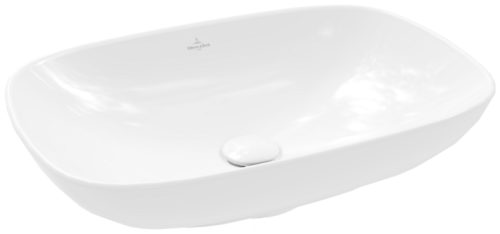 Villeroy and Boch Loop & Friends Surface 62x42 cm ráültethető mosdó Stone White CeramicPlus felülettel 4A5001RW