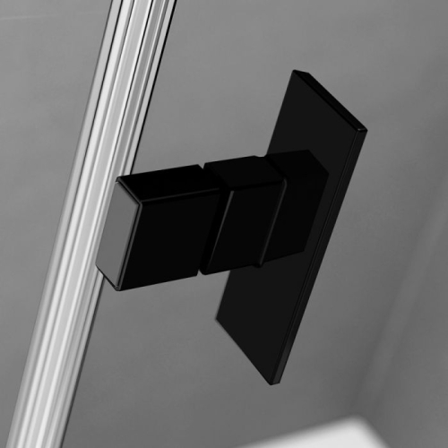 Radaway Nes Black DWJ II 80 cm balos zuhanyajtó, fekete 10036080-54-01L