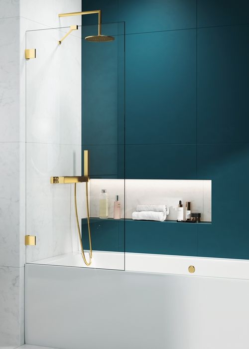 Radaway Essenza Pro Gold PNJ II 100 arany kádparaván 10101100-09-01