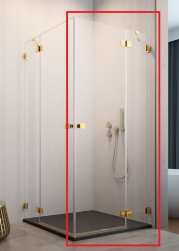 Radaway Essenza Pro Gold KDD 100 J zuhanykabin (egy ajtó), jobbos 10096100-09-01R