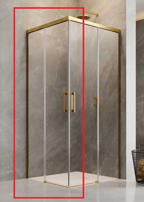 Radaway Idea Gold KDD 90 B zuhanykabin (egy ajtó), balos 387060-09-01L