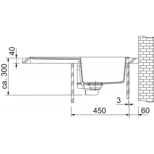 Franke Orion Tectonite mosogató 780x500 mm, kávé 114.0288.590