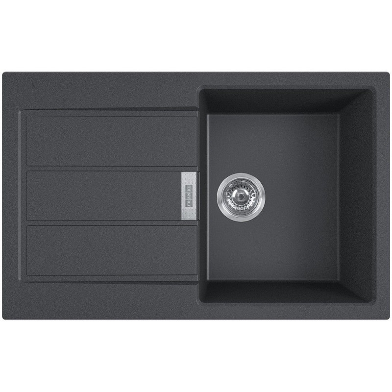 Franke Sirius 2.0 Tectonite mosogató 780x500 mm, fekete 143.0613.582