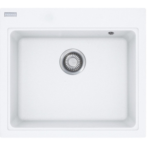 Franke Kubus gránit mosogató 585x520 mm, fehér 114.0285.229