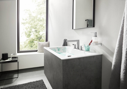 Hansgrohe Finoris mosdócsaptelep 110, push-open lefolyógarnitúrával, króm 76033000