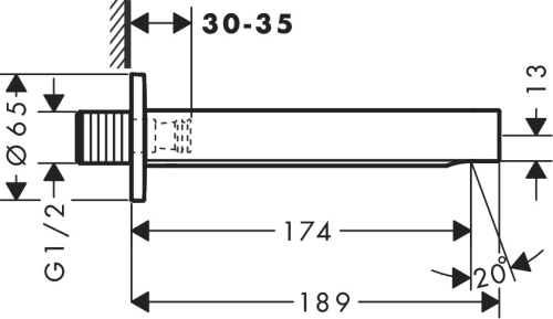 Hansgrohe Finoris kádtöltő, króm 76410000