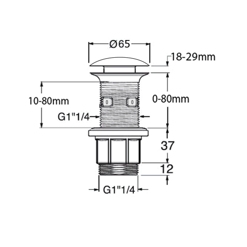 Sapho FORMIGO beton mosdó, 60x14,5x40,5cm, antracit FG026