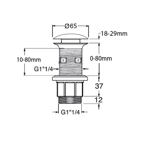 Sapho FORMIGO beton mosdó, átm:39cm, antracit FG036