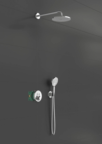 Hansgrohe Raindance S Zuhanyrendszer 240, 1 jet PowderRain és Shower Select S 27951000