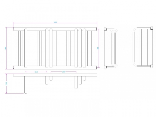 Arezzo Design Step White radiátor AR-SP10050W