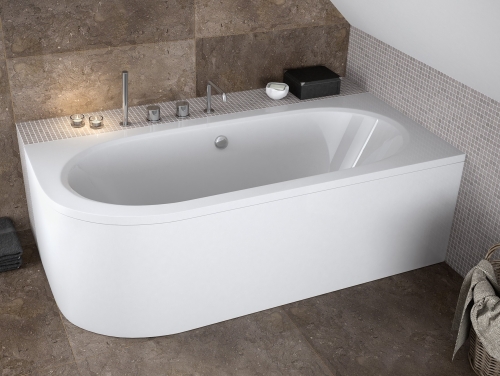 Besco AVITA 160 cm univerzális kád előlap, fehér OAV-160-NS