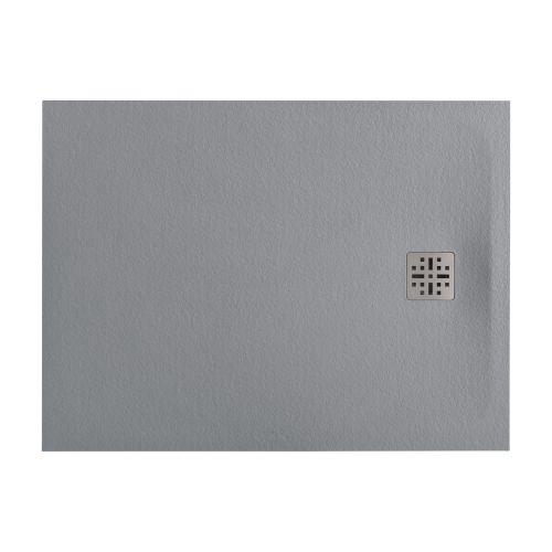 Marmy Dolomite öntött márvány zuhanytálca 70x90 cm, Valentino Grey 80 7635 70 90 53