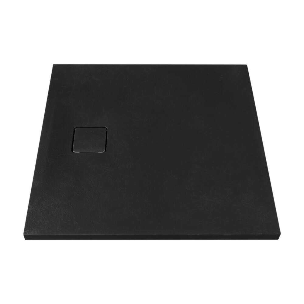 Marmy Loft öntött márvány zuhanytálca 80x80 cm, Cavalli Black 80 7974 80 80 54