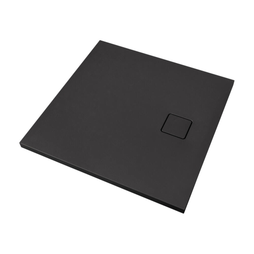 Marmy Loft öntött márvány zuhanytálca 80x80 cm, Cavalli Black 80 7974 80 80 54