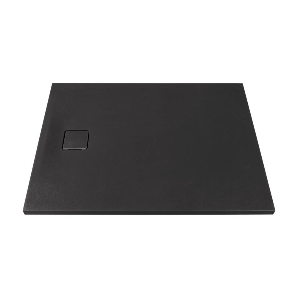 Marmy Loft öntött márvány zuhanytálca 70x90 cm, Cavalli Black 80 7970 70 90 54
