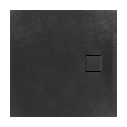 Marmy Loft öntött márvány zuhanytálca 90x100 cm, Cavalli Black 80 7981 90 10 54